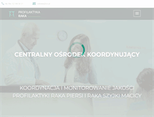Tablet Screenshot of profilaktykaraka.coi.waw.pl